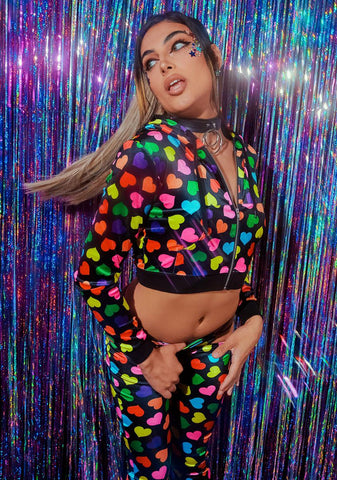 Circle Of Love Velour Hoodie