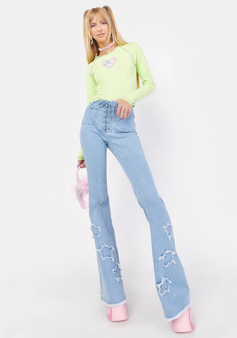 Kiko Bunny Long Sleeve Raglan Tee