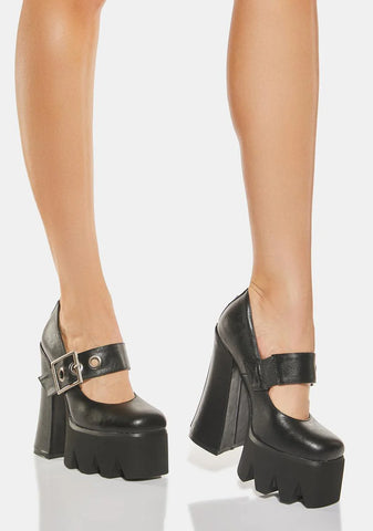 Raise The Bar Platform Heels
