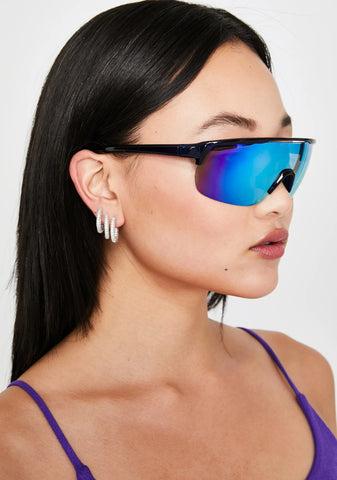 Cobalt Be Gone Shield Sunglasses