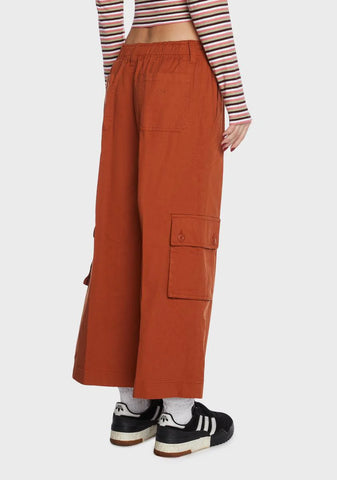 Hazel Cropped Wide Leg Pants
