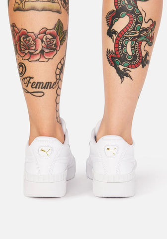 White Cali Leather Sneakers