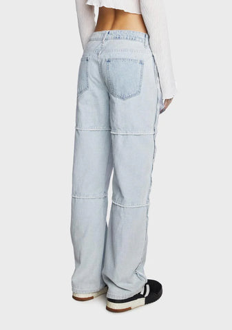 Unravel Low Rise Inside Out Jeans