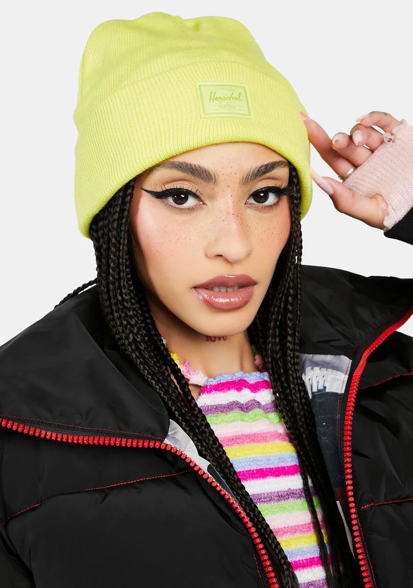 Limeade Elmer Beanie