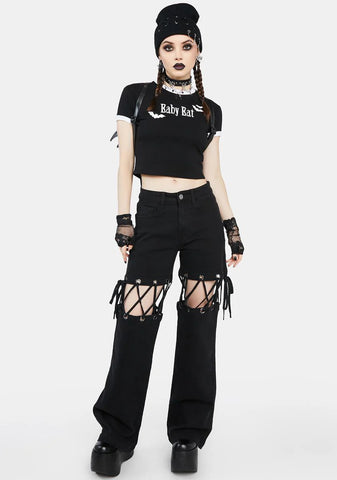 Tame The Night Cut-Out Pants