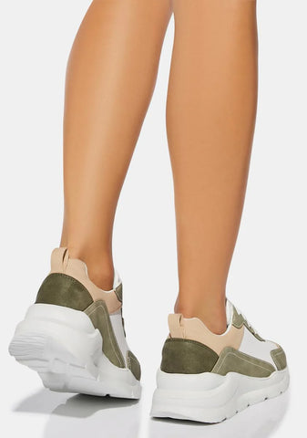 Olive Master Of Speed Classic Sneakers