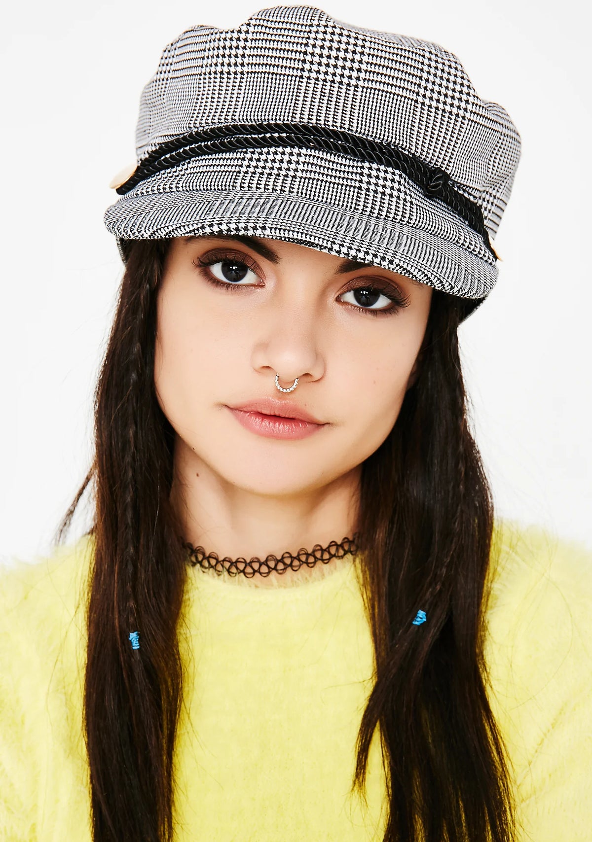 Improper Etiquette Plaid Cap