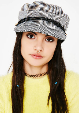 Improper Etiquette Plaid Cap