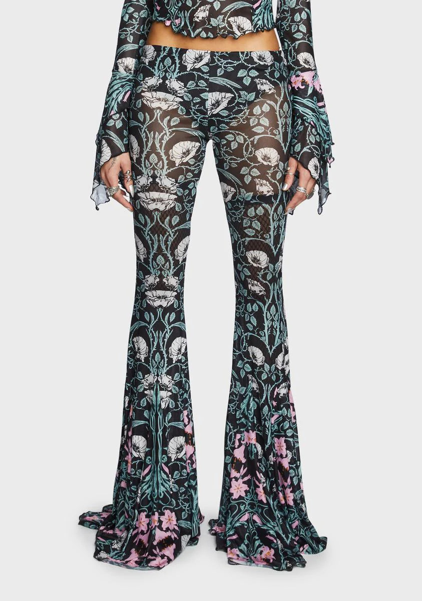 Vintage Enchantments Flared Pants