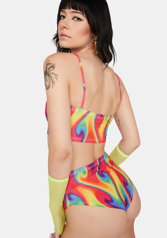 Wild Heat Hot Shorts Set