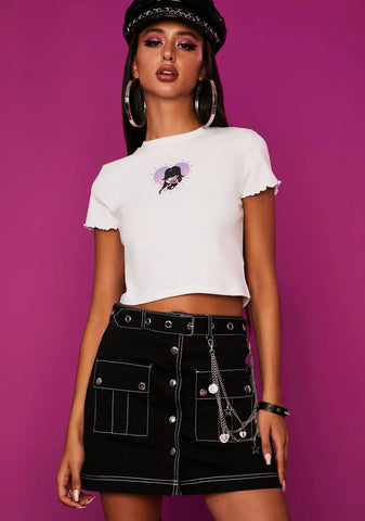 Model Status Mini Skirt