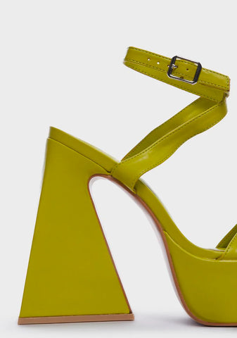 Melon On The Beat Platform Heels