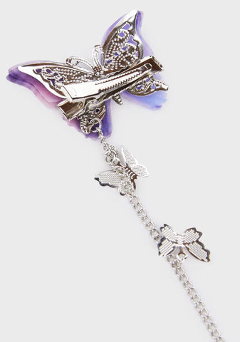 Magnificent Monarch Hair Clips Set