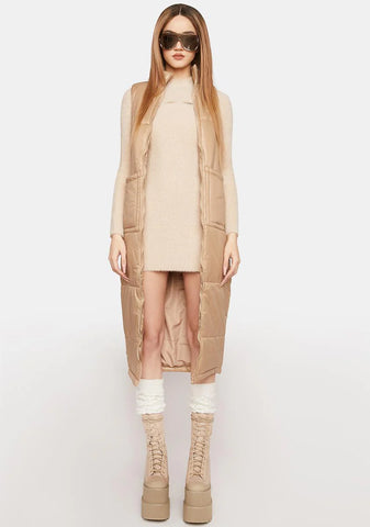 Khaki Keeping Watch Trench Vest