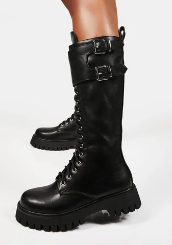 Hurricanes Knee High Boots