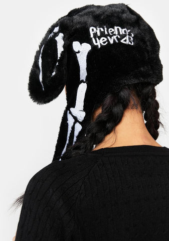 Bone Bunny Flappy Hat