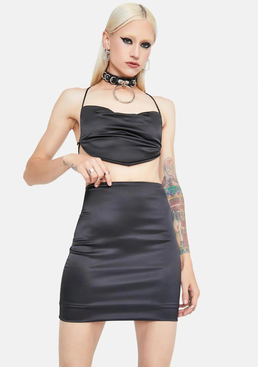 Wicked Intuition Satin Set