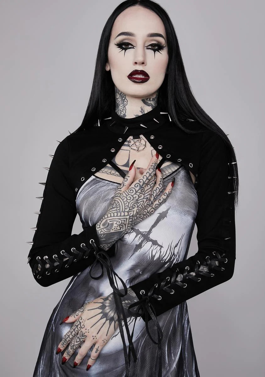 Dreamer Deceiver Spiked Shrug