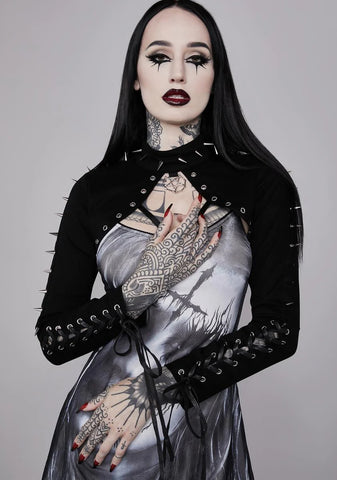 Dreamer Deceiver Spiked Shrug