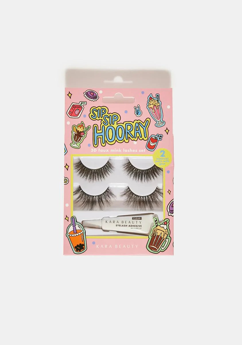 Sip Sip Hooray Faux Mink Lashes