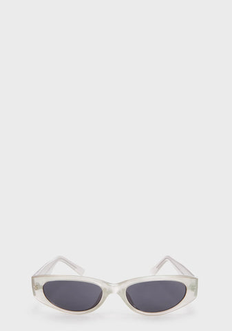 Iridescent Cat Sunglasses - Green