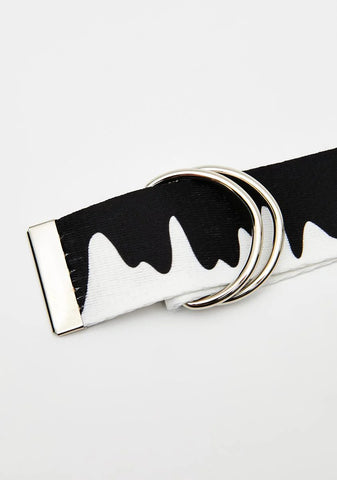 Retro Chic Paint Drip Belt