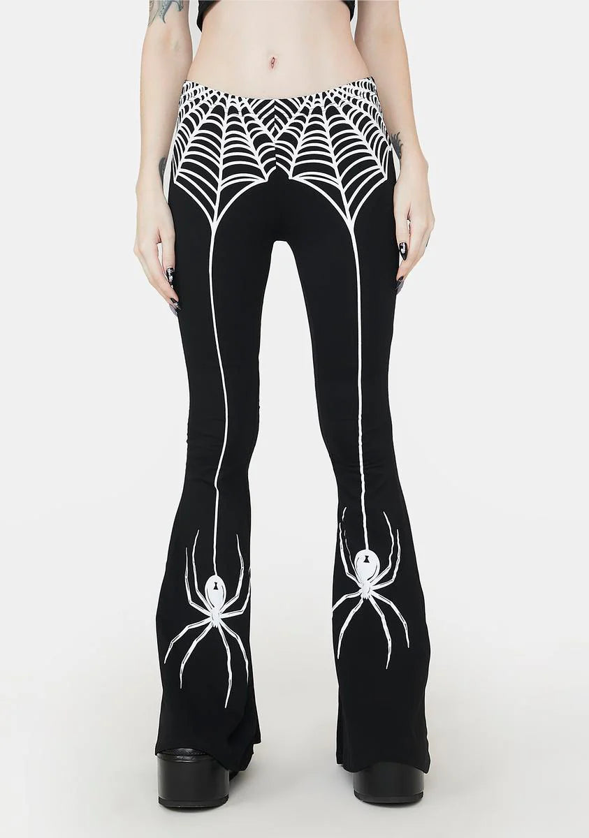 Web Of Secrets Yoga Pants