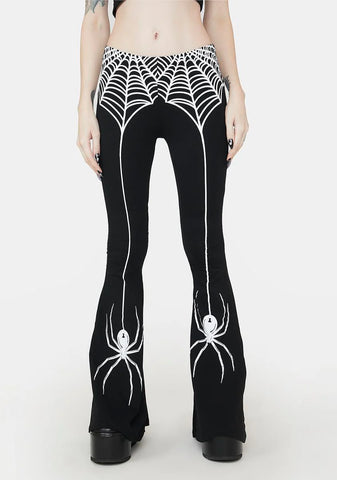 Web Of Secrets Yoga Pants