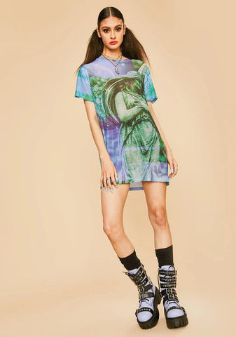 Digital Saga Mesh Graphic Tee