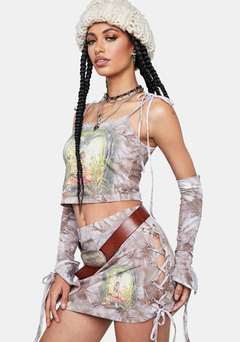 Wishing On A Toadstool Skirt Set