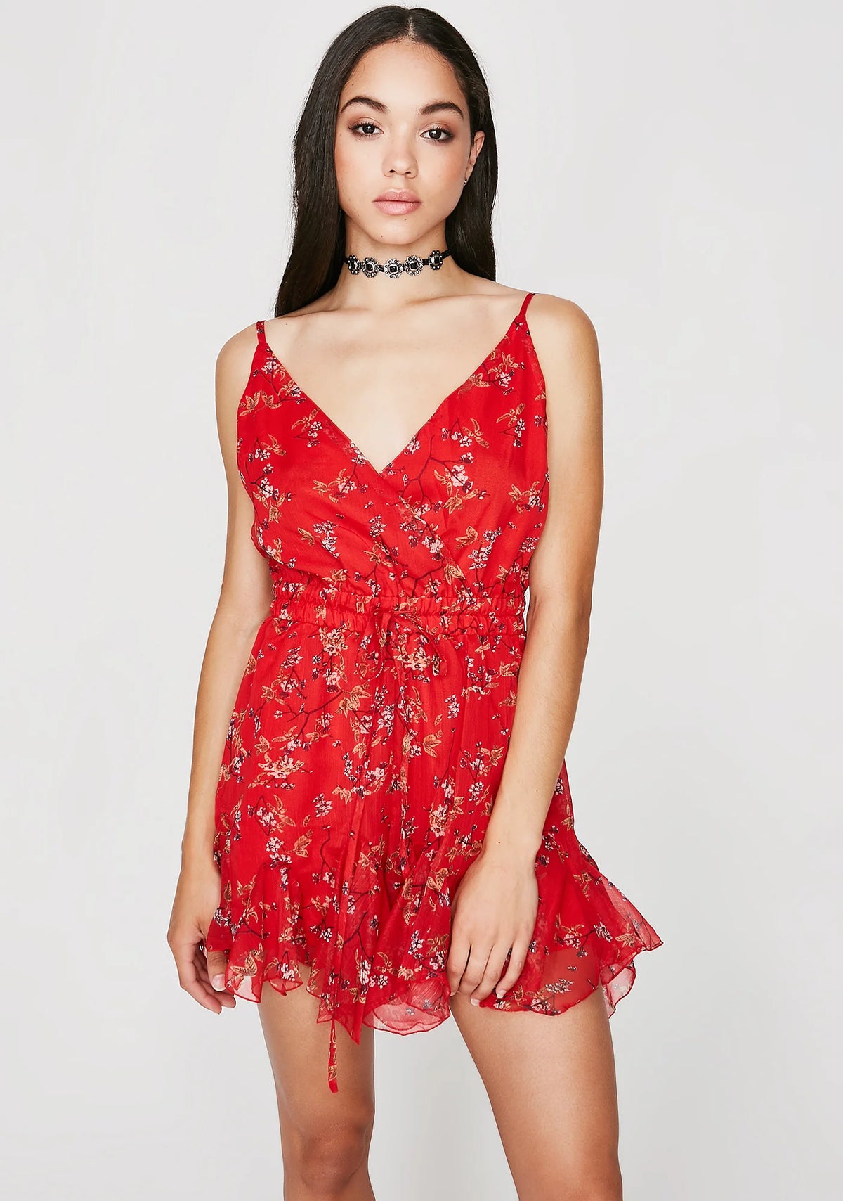 Love Me Not Ruffle Romper