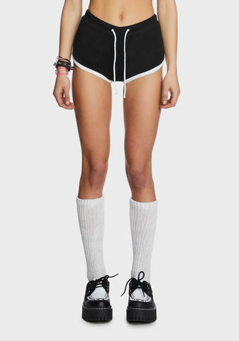 Bunny Mask Short Shorts