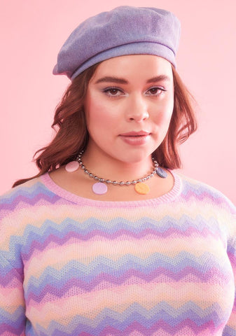 On Time Clock Charm Necklace