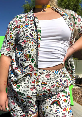 Boo Always Show Ur Pride Lounge Shorts