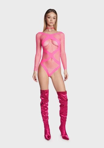Lost In The Heat Fishnet Bodysuit