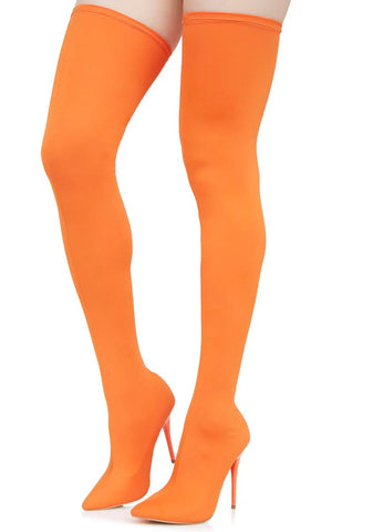 Sunset Sugar Spun Thigh-High Boots