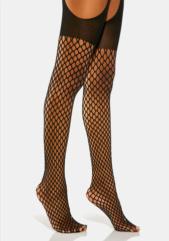 You're Mine Suspender Tights