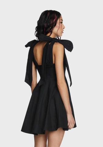 Noir Pure Intentions Mini Dress