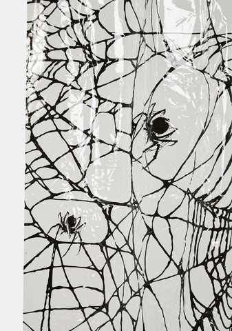 Clearly Crawling In Shower Curtain