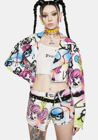 Let's Cause Chaos Mini Skort