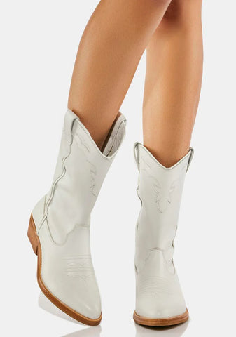 White Laredo Cowboy Boots