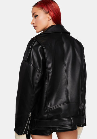 Deja Vu Oversized Moto Jacket