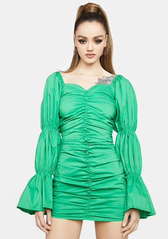 Exposed Bone Chilling Love Mini Dress