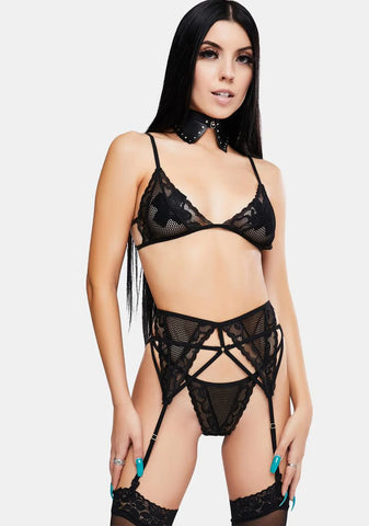 The Night Is Young Lingerie Set