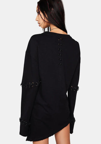 Modulation Unisex Pierced O-Ring Tee