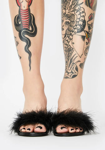 Sasha Marabou Kitten Heels