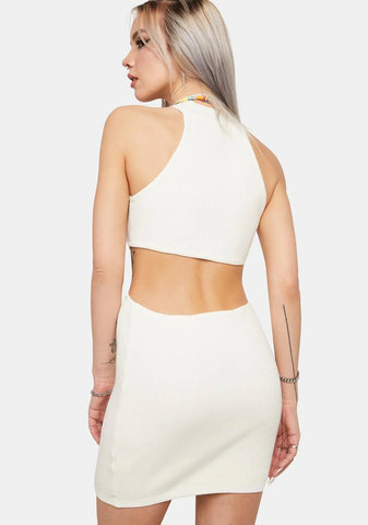 Unknown Location Knit Mini Dress