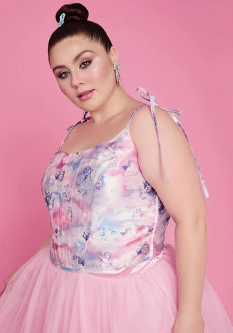 She's On Cloud Nine Corset Top