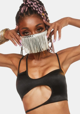 Supernova Girl Asymmetrical Bra Top