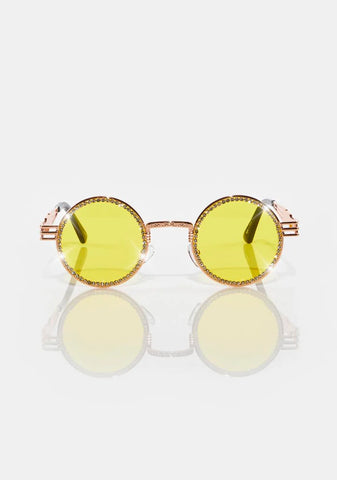 Happy Love Revolution Circle Sunglasses